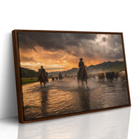 Sunset Waters Guide Cattle Home