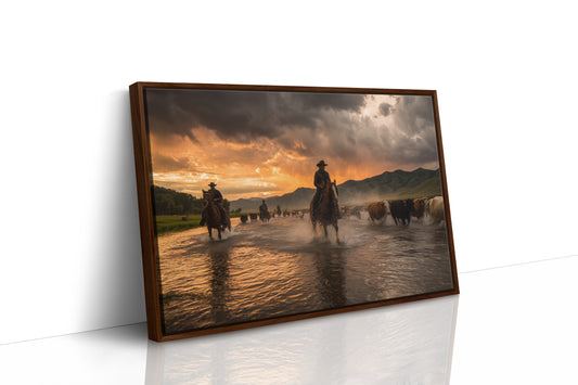 Sunset Waters Guide Cattle Home