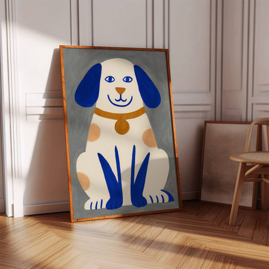 Blue Paws Paint A Happy Tale