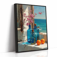 Blue Glass by the Sea