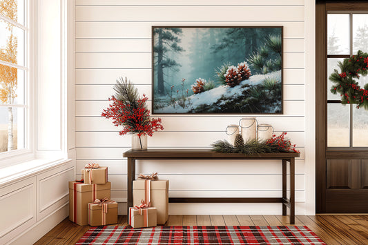 Winter Pinecones Paint Moonlit Stories