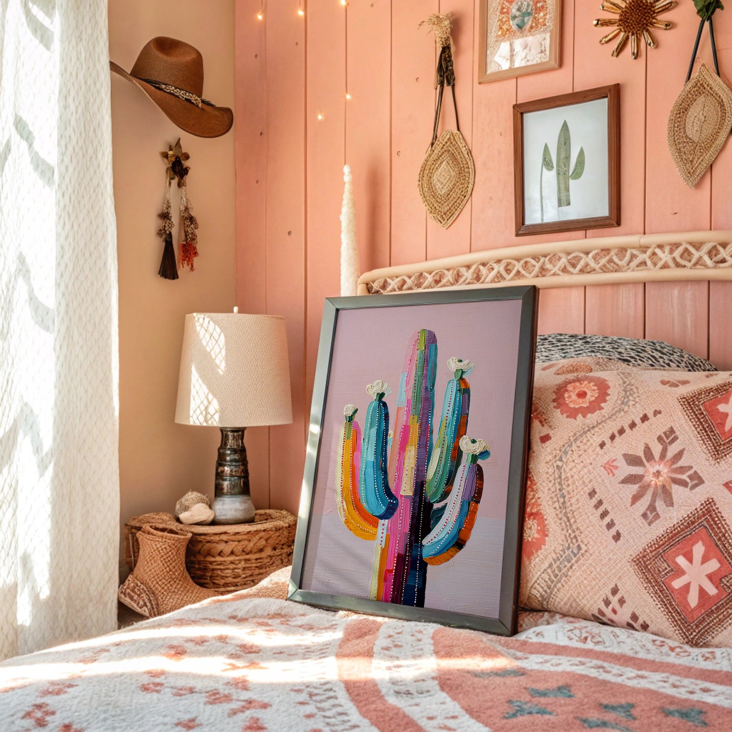 Rainbow Saguaro Tells Desert Tales