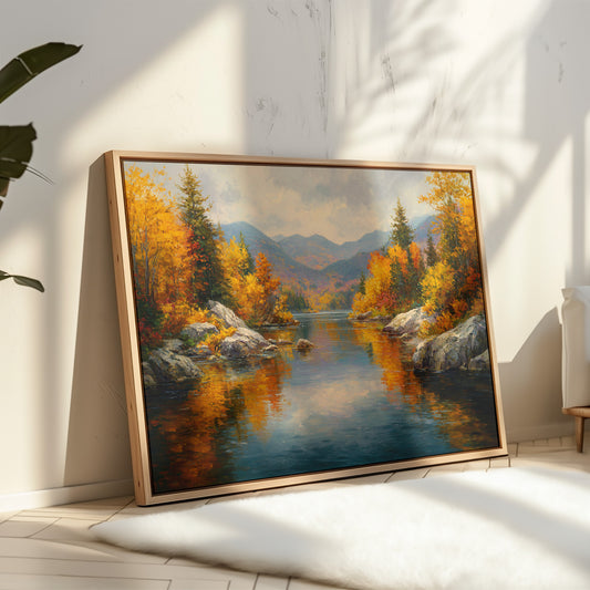 Mountain Lake Mirrors October's Glory