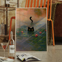 Mystery Cat Among the Lilies