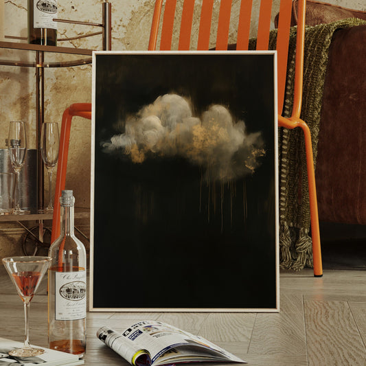 Gold Rain Beneath a Quiet Cloud