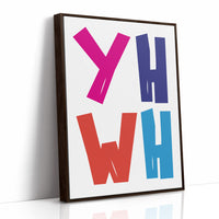 Vibrant Letters Declare Modern Expression