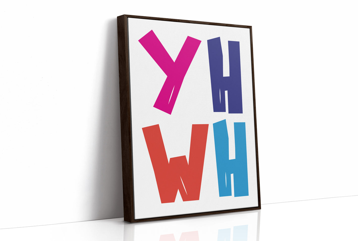 Vibrant Letters Declare Modern Expression