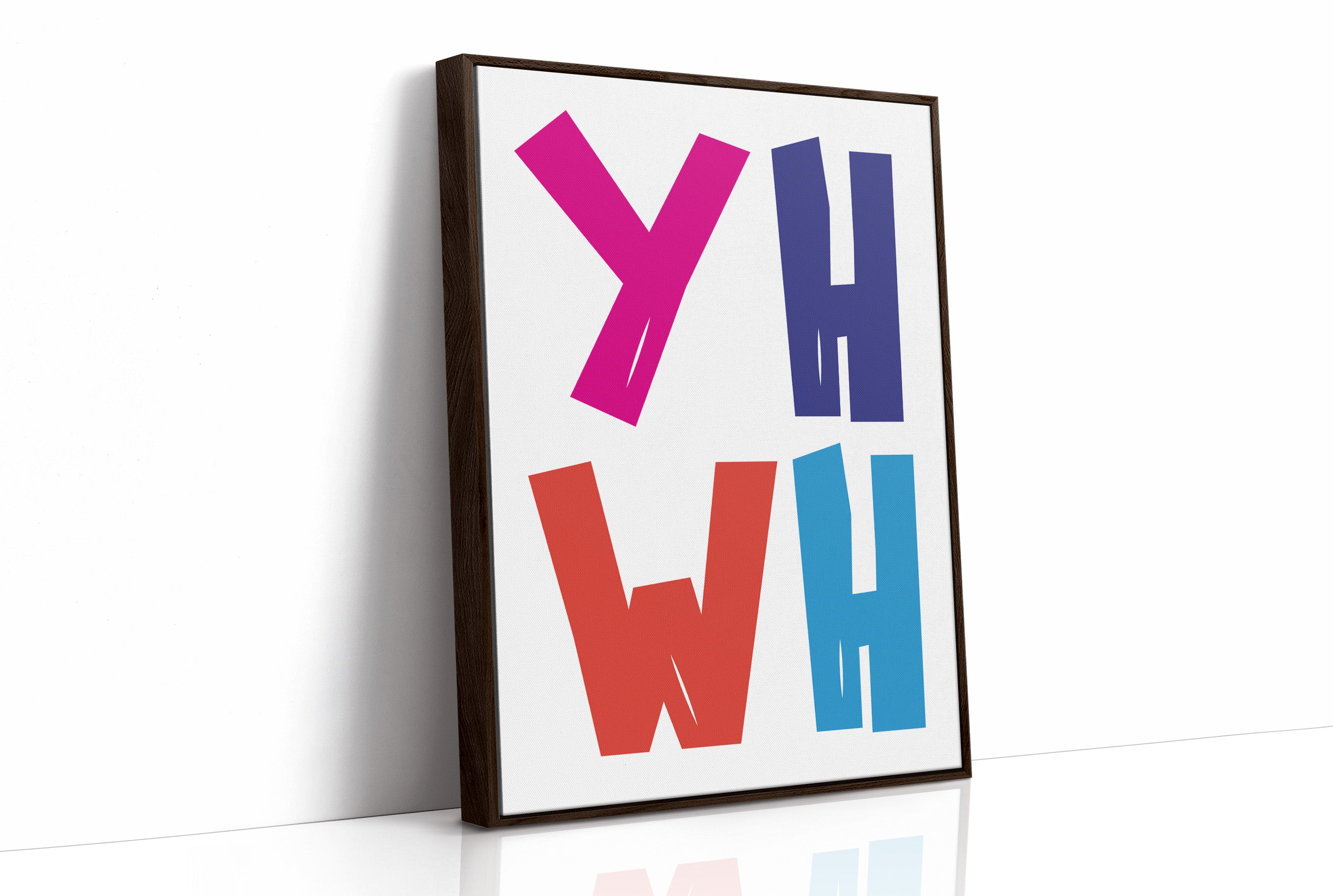 Vibrant Letters Declare Modern Expression