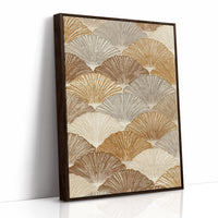 Golden Fans Unfold In Rhythm