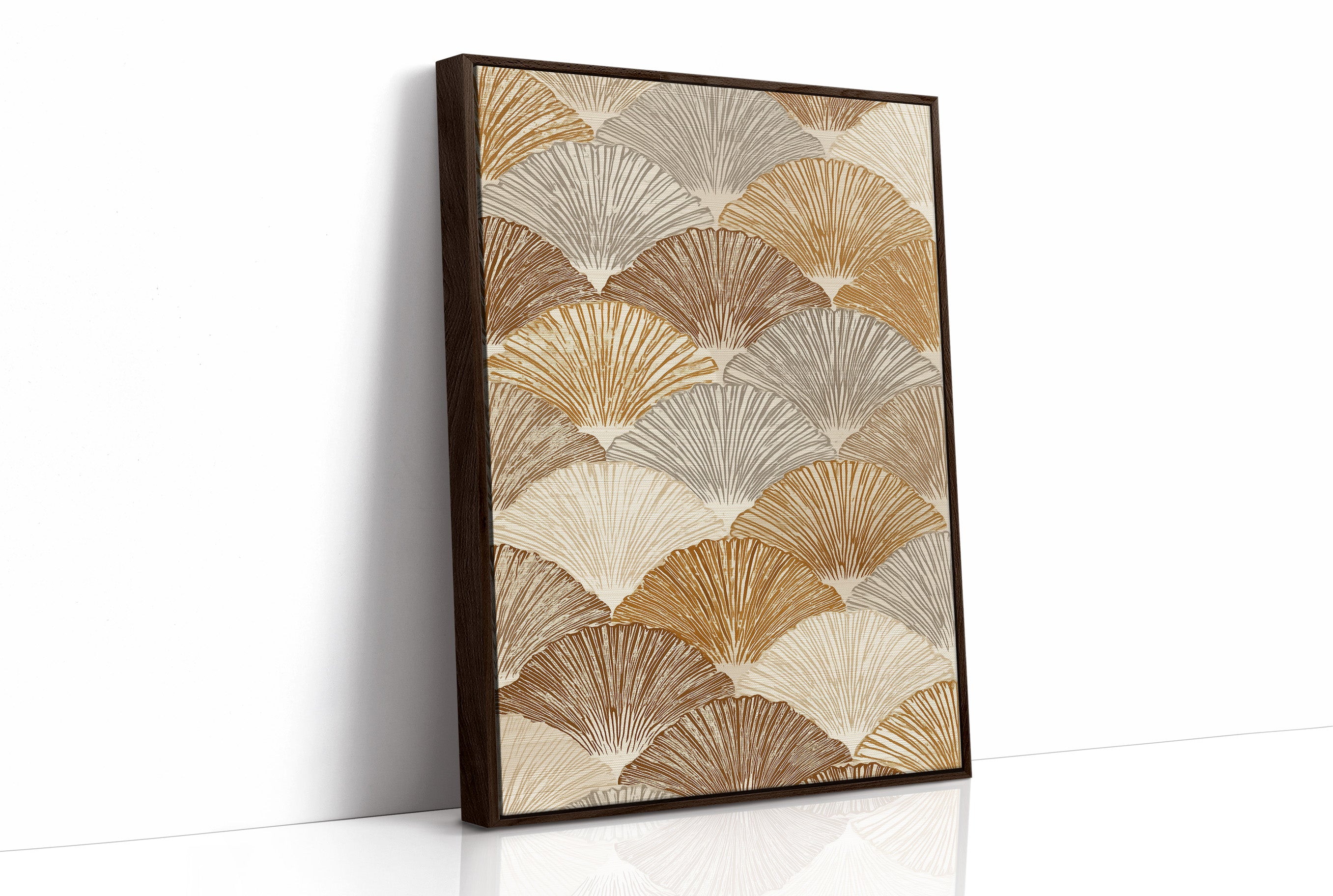 Golden Fans Unfold In Rhythm