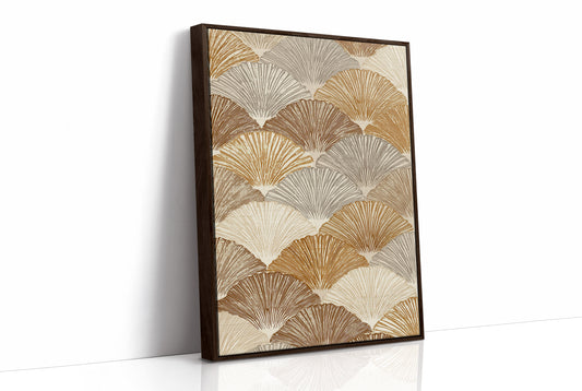Golden Fans Unfold In Rhythm