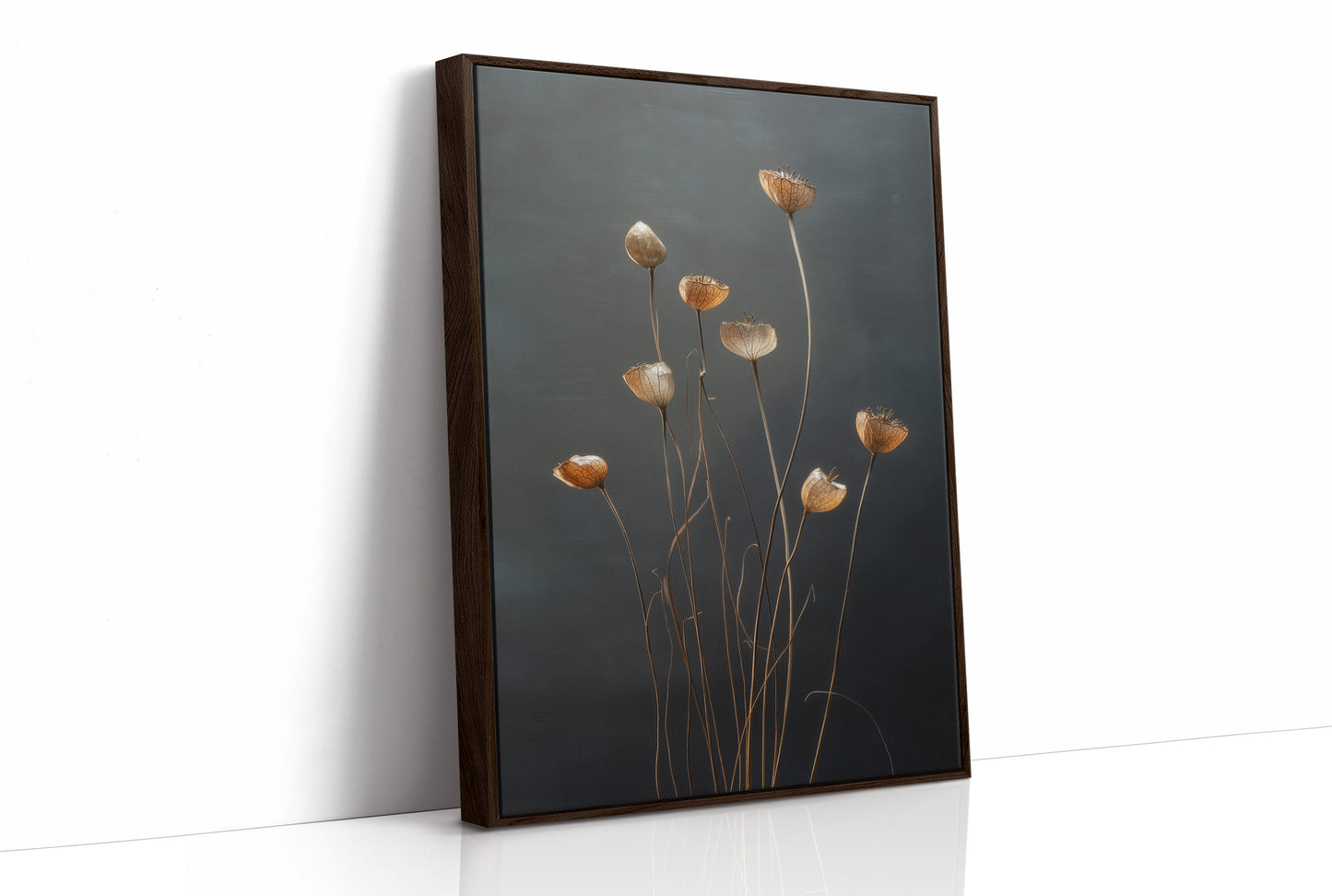Dried Poppies Above Evening Spirits
