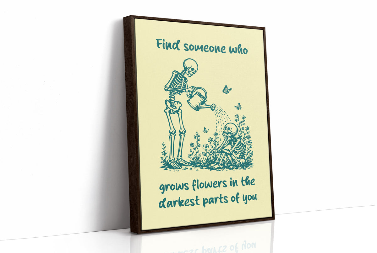 Find Someone Who Waters You, Teal Bloom
