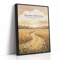 Joy Comes in the Morning: Harvest Scripture Print