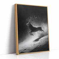 Silver Hooves in Falling Snow