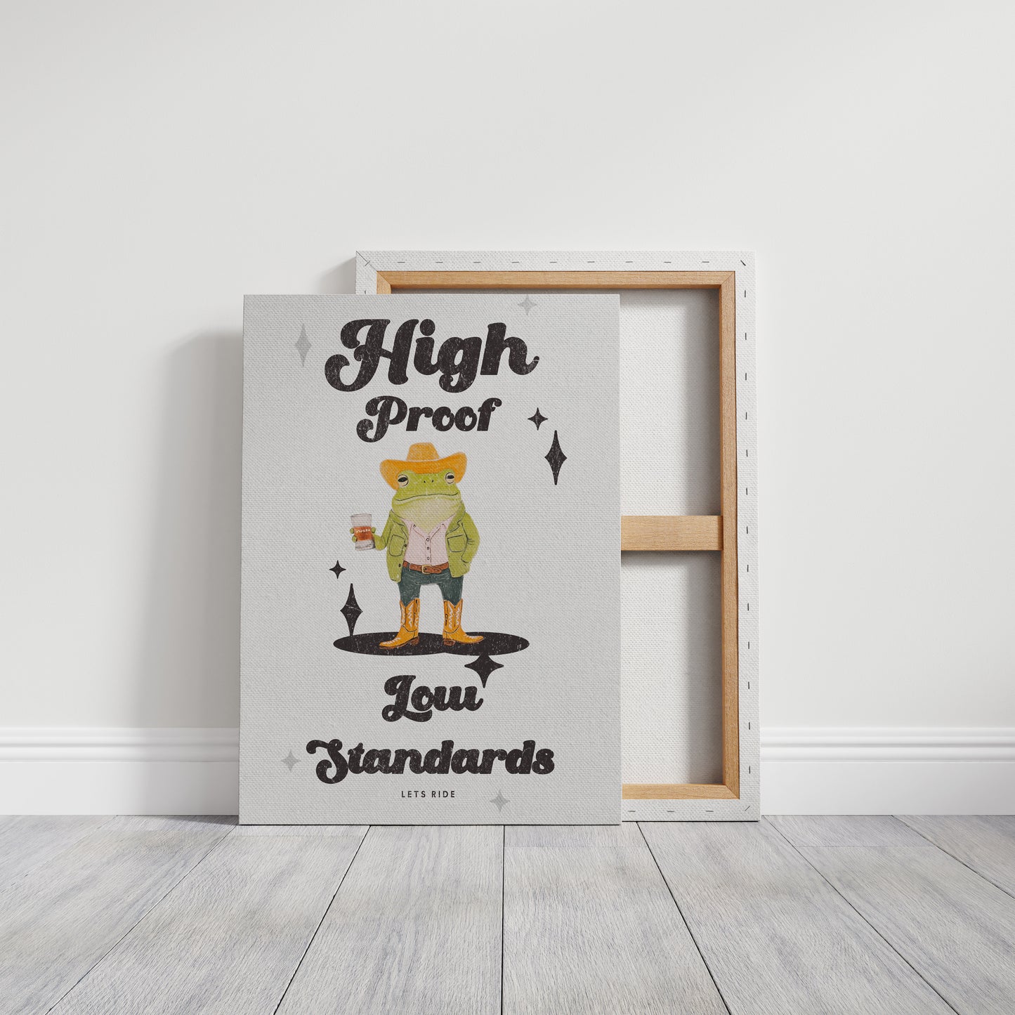 High Proof Low Standards Frog Cowboy