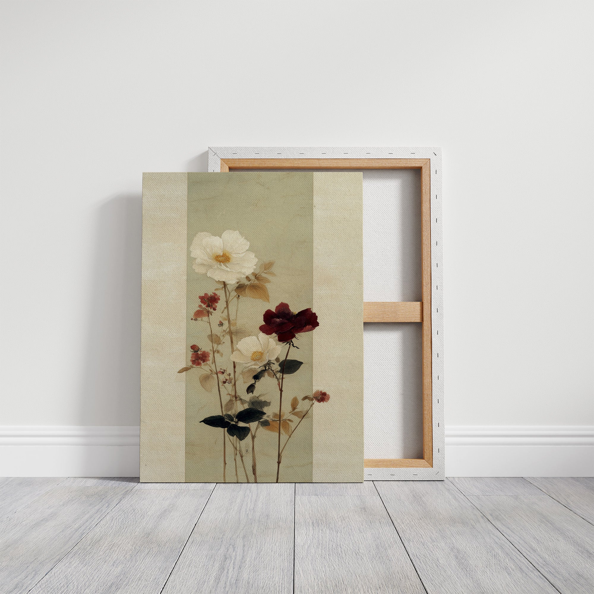 Roses Cast Shadows In Morning Light