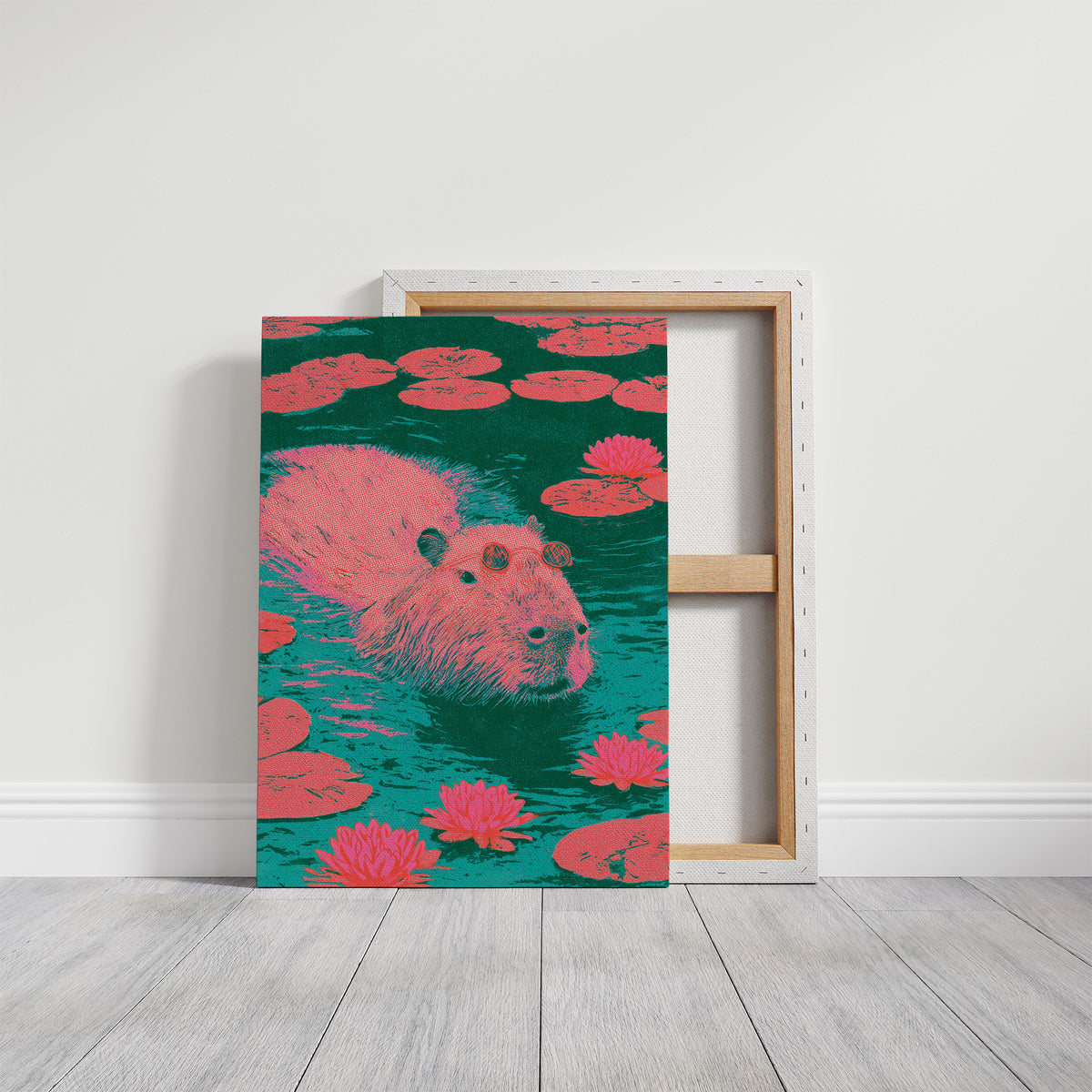 Capybara Lily Pond Chill
