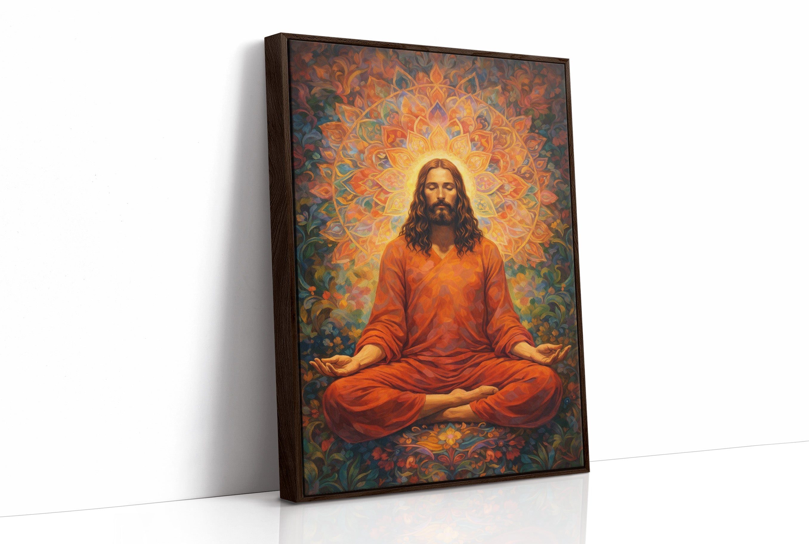 Divine Meditation Within Sacred Mandalas