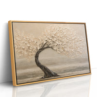 Windswept Tree in Cream
