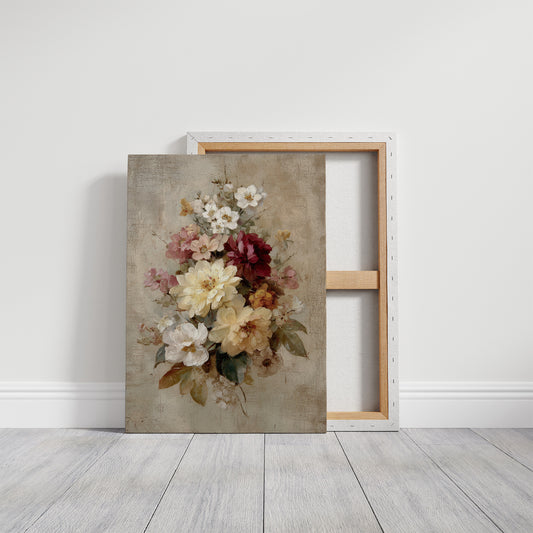 Peonies Against Midnight Walls