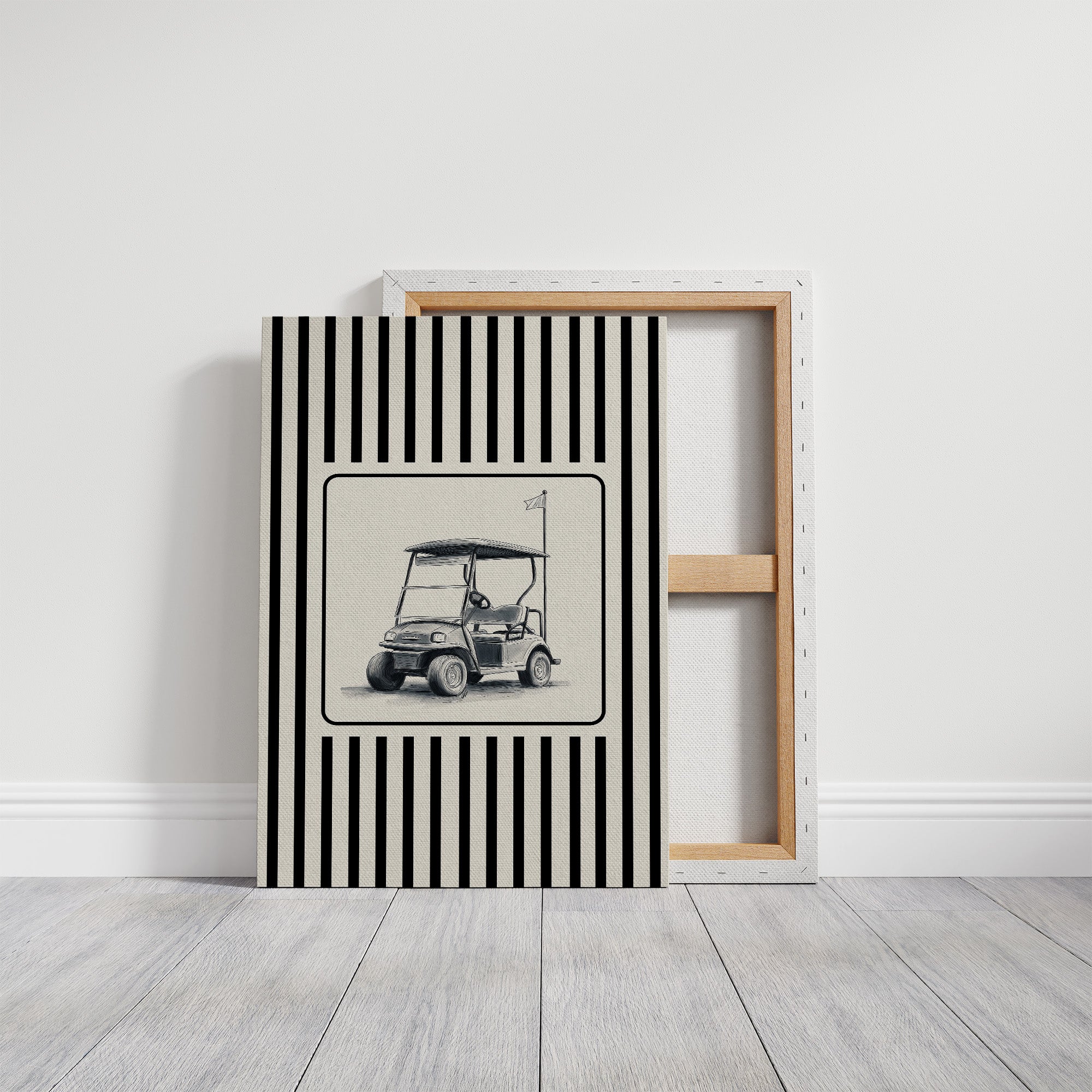 Minimal Golf Cart Sketch