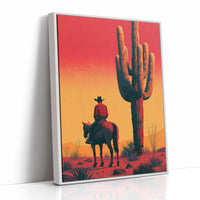 Cowboy's Watch: Desert Sunset Standoff