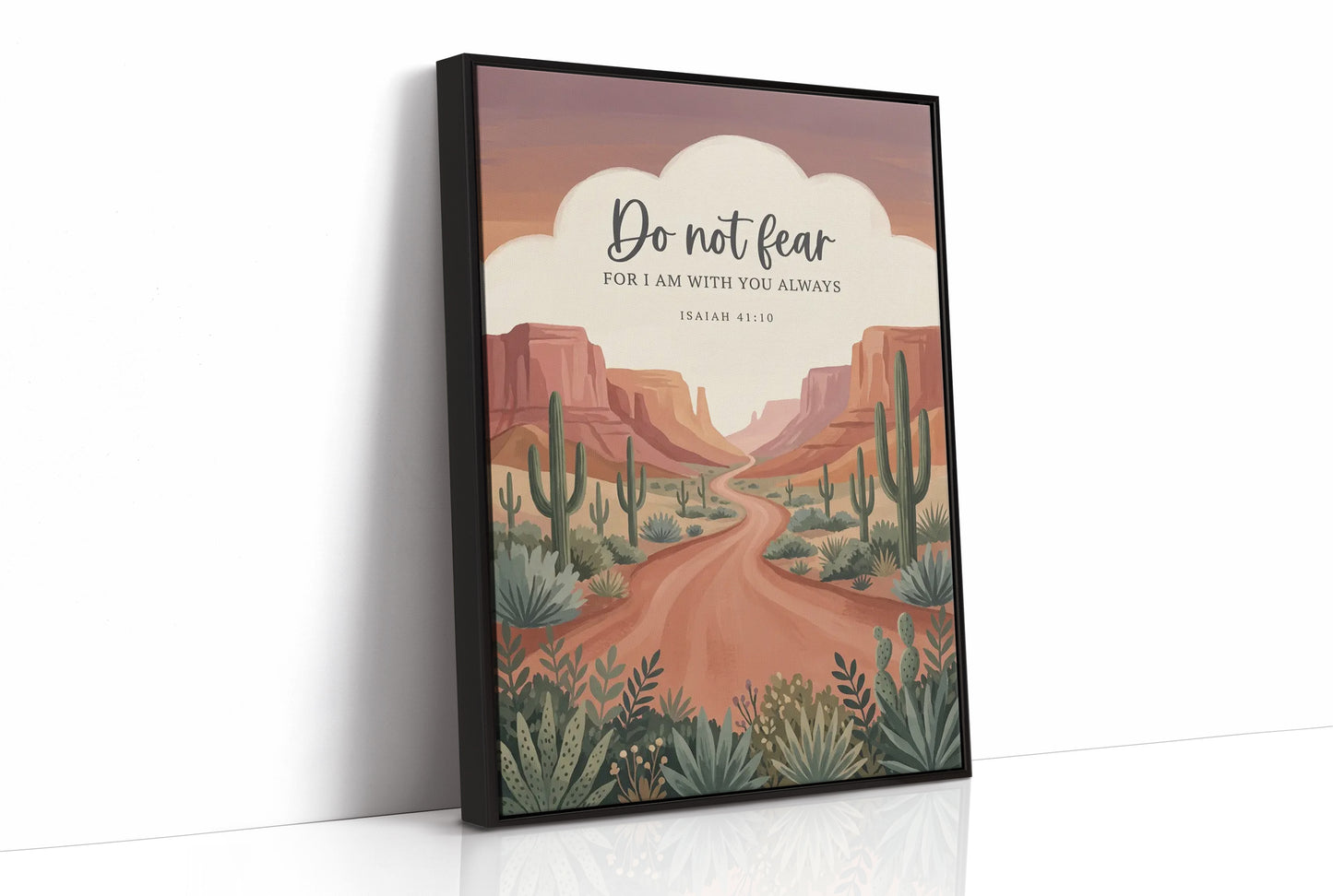 Do Not Fear: Desert Canyon Scripture Print
