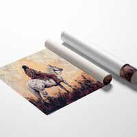 Twilight Scout Above Painted Mesa