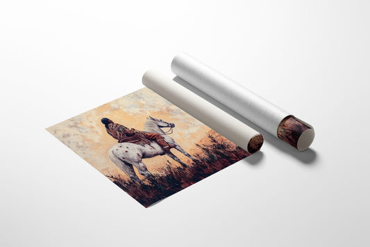 Twilight Scout Above Painted Mesa