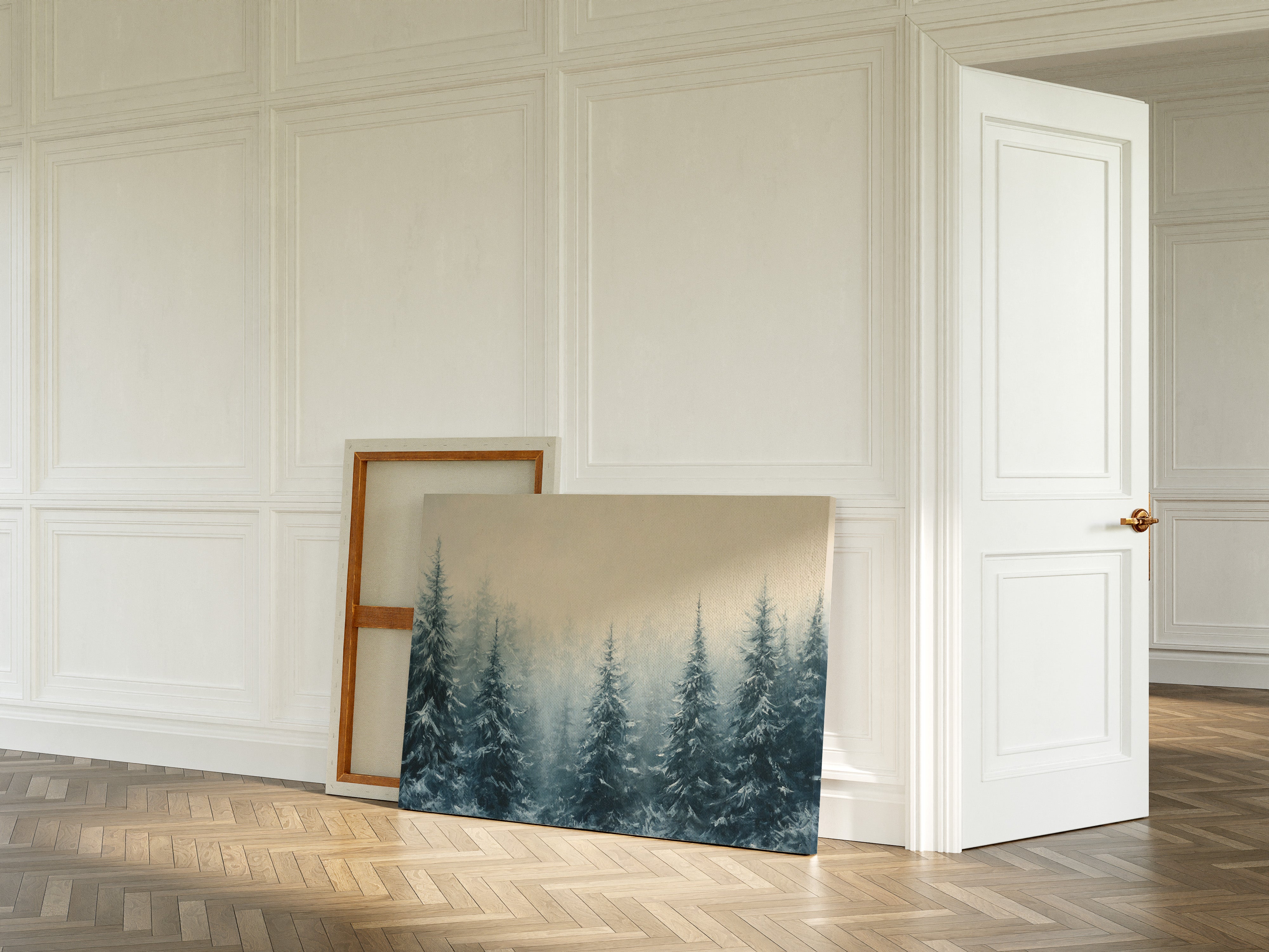 Winter Pines Hold Morning Secrets