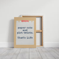 Paper Cuts and Plot Twists