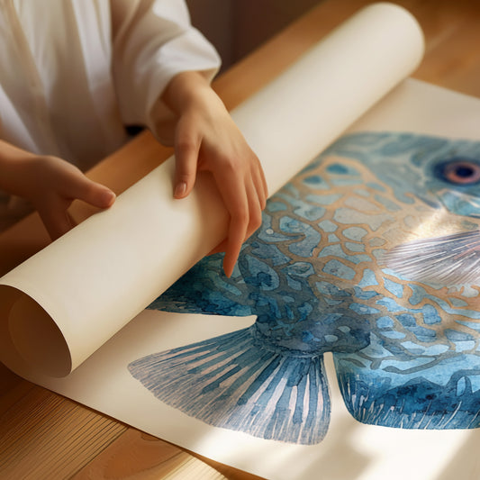 Beneath the Ocean's Brushstrokes