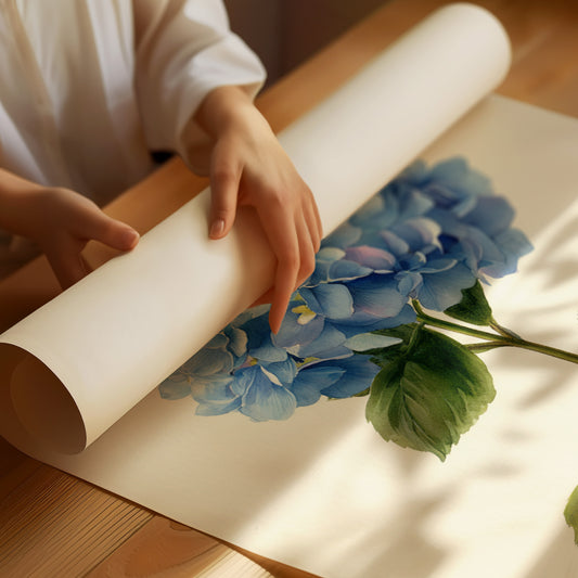 Beneath A Sky of Blue Petals