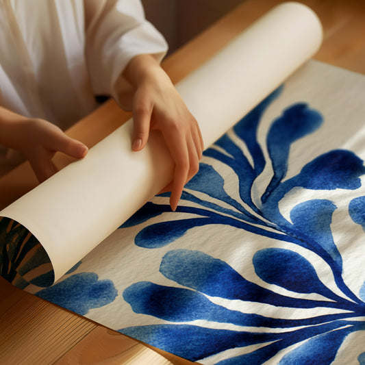 Tidal Dances of Indigo Leaves