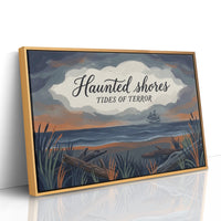 Ghost Ship Docks at Low Tide