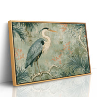 Heron Among Coral Berries