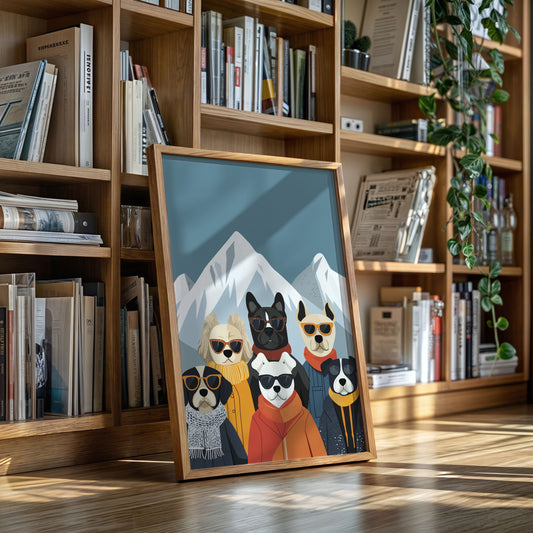 Mountain Dogs Rock Their Alps Ski