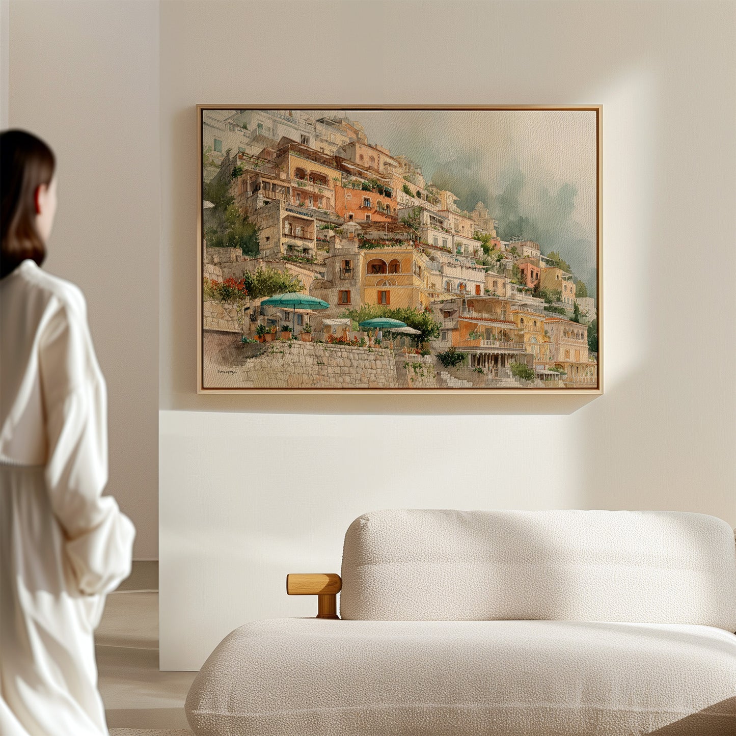 Sunlit Terraces Along Amalfi's Edge