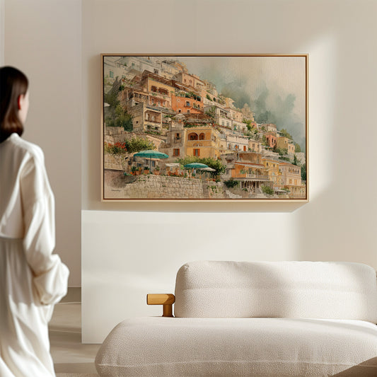 Sunlit Terraces Along Amalfi's Edge
