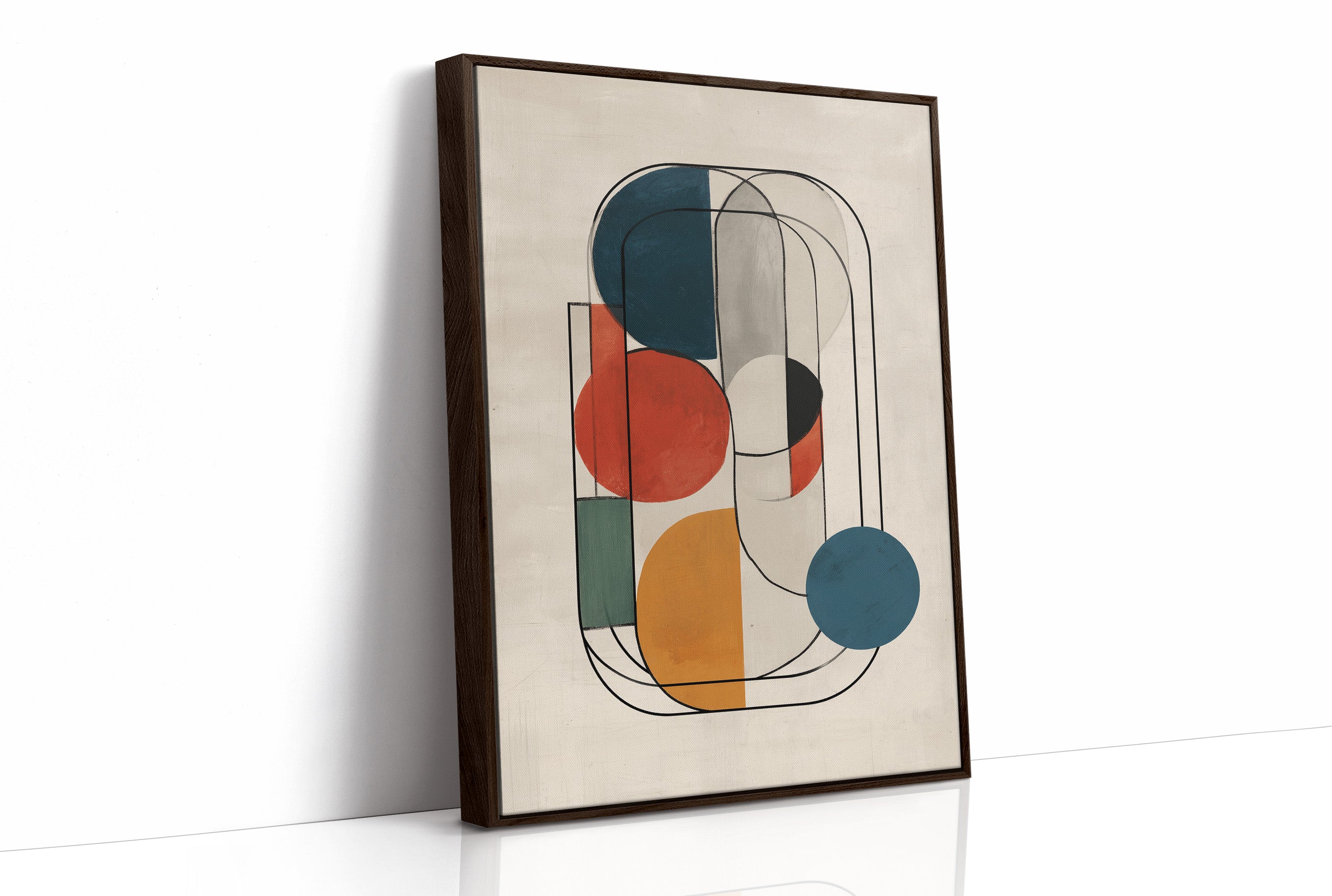 Circles Dance In Modern Lines