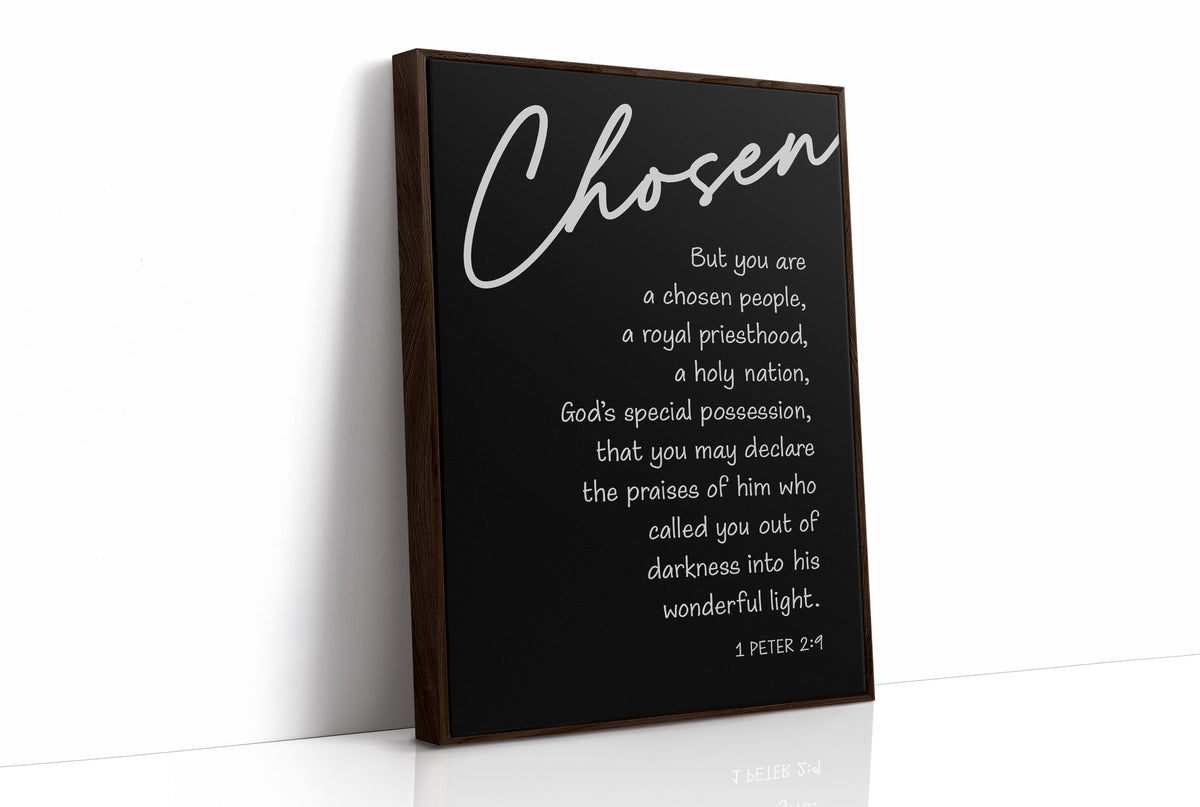 Chosen: 1 Peter 2:9 Scripture Art