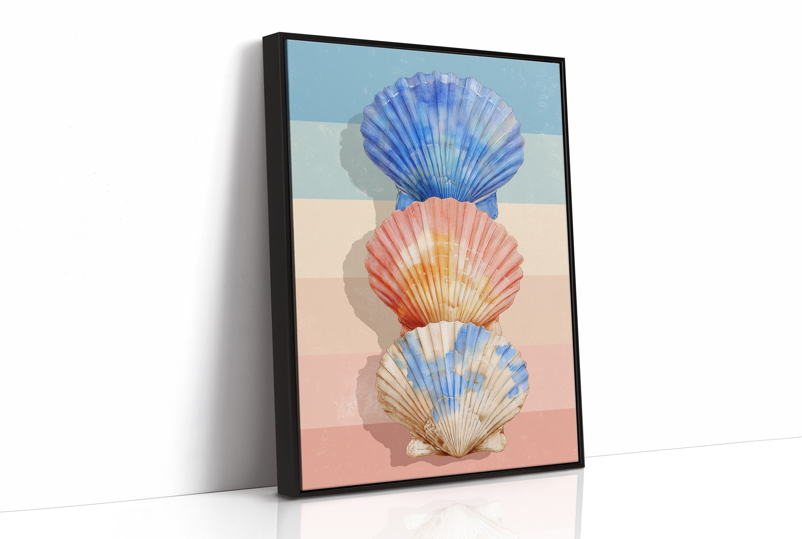 Scallops in Sunset Stripes
