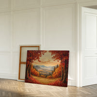 Autumn Maples Frame Mountain Gold
