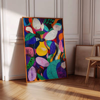 Yellow Vase Dances With Color