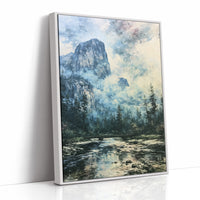 Granite Peaks Through Morning Mist