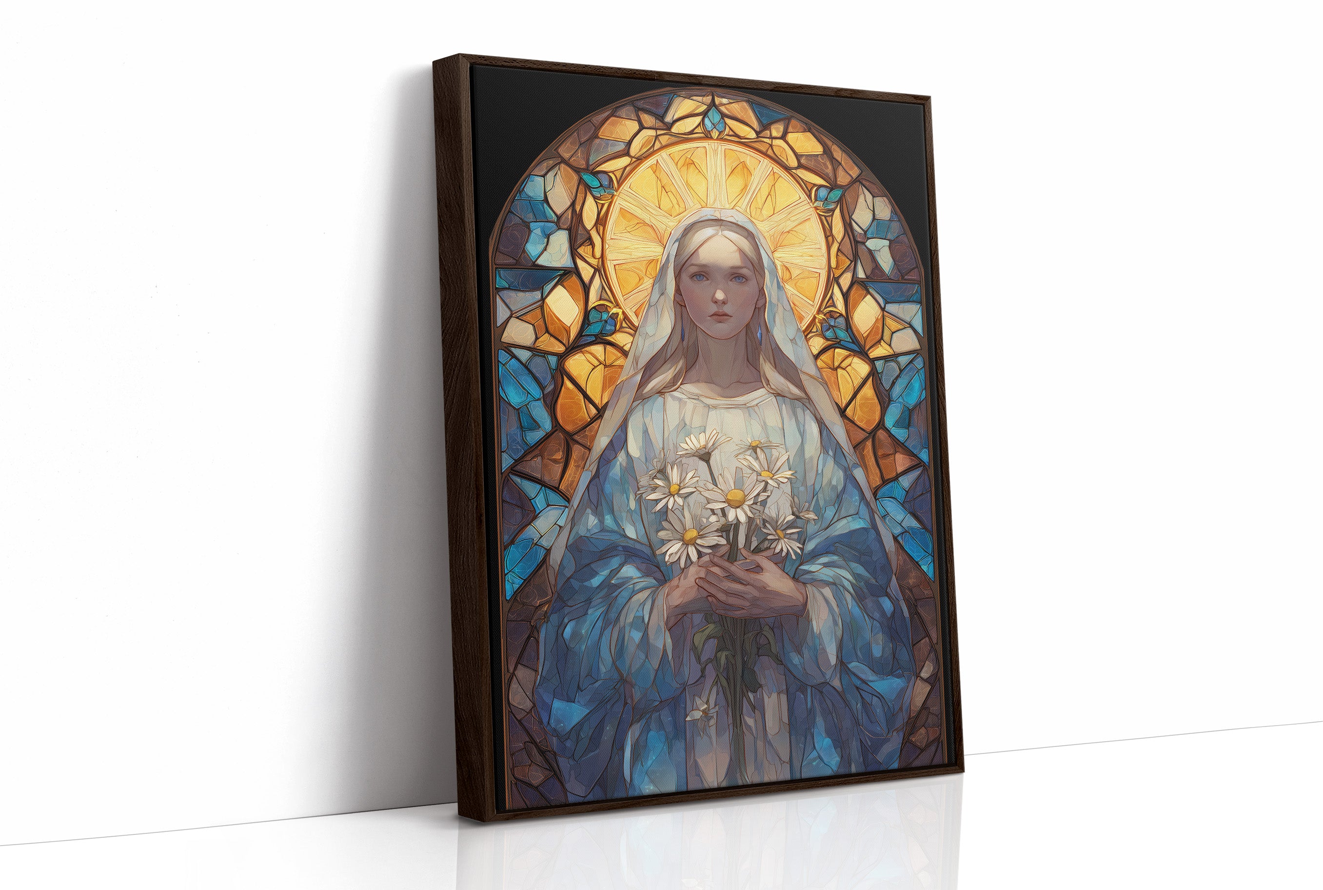 Daisies Held In Sacred Light