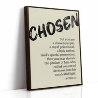 Chosen: Brushstroke Scripture Art