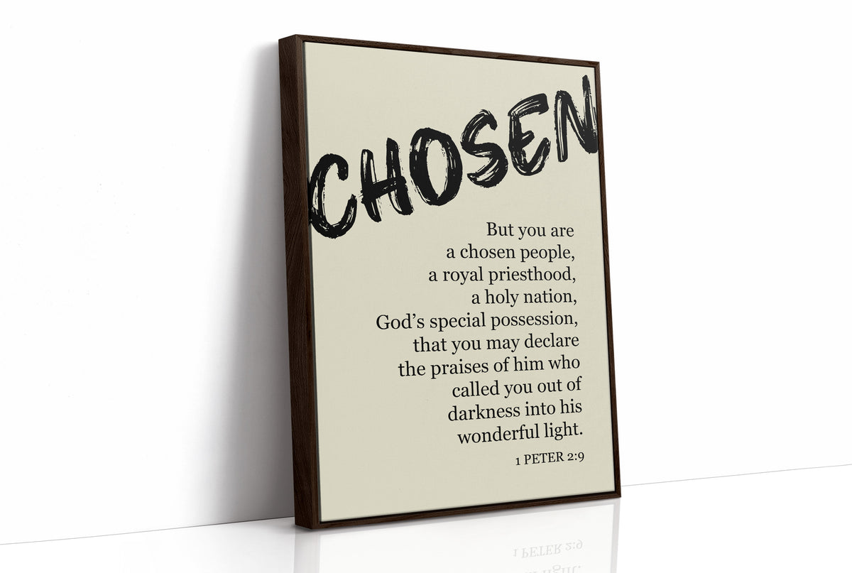 Chosen: Brushstroke Scripture Art