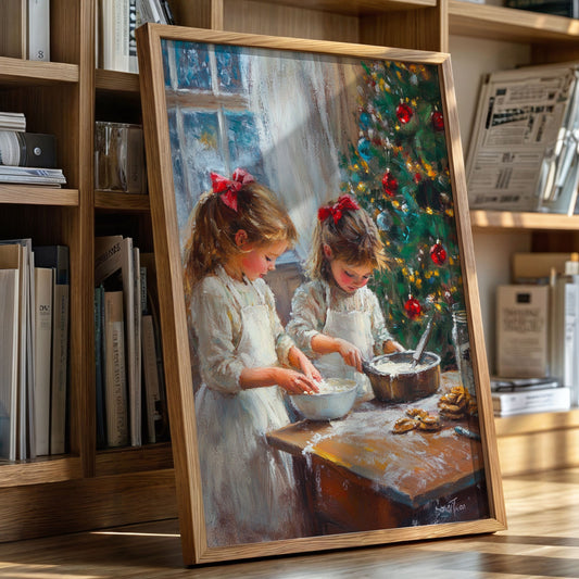 Baking Memories Beneath Twinkling Lights
